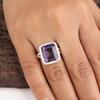 Rare Iolite Gemstone 925 Sterling Silver Handmade Jewelry Stylish Wedding Ring For Women RR-79-1