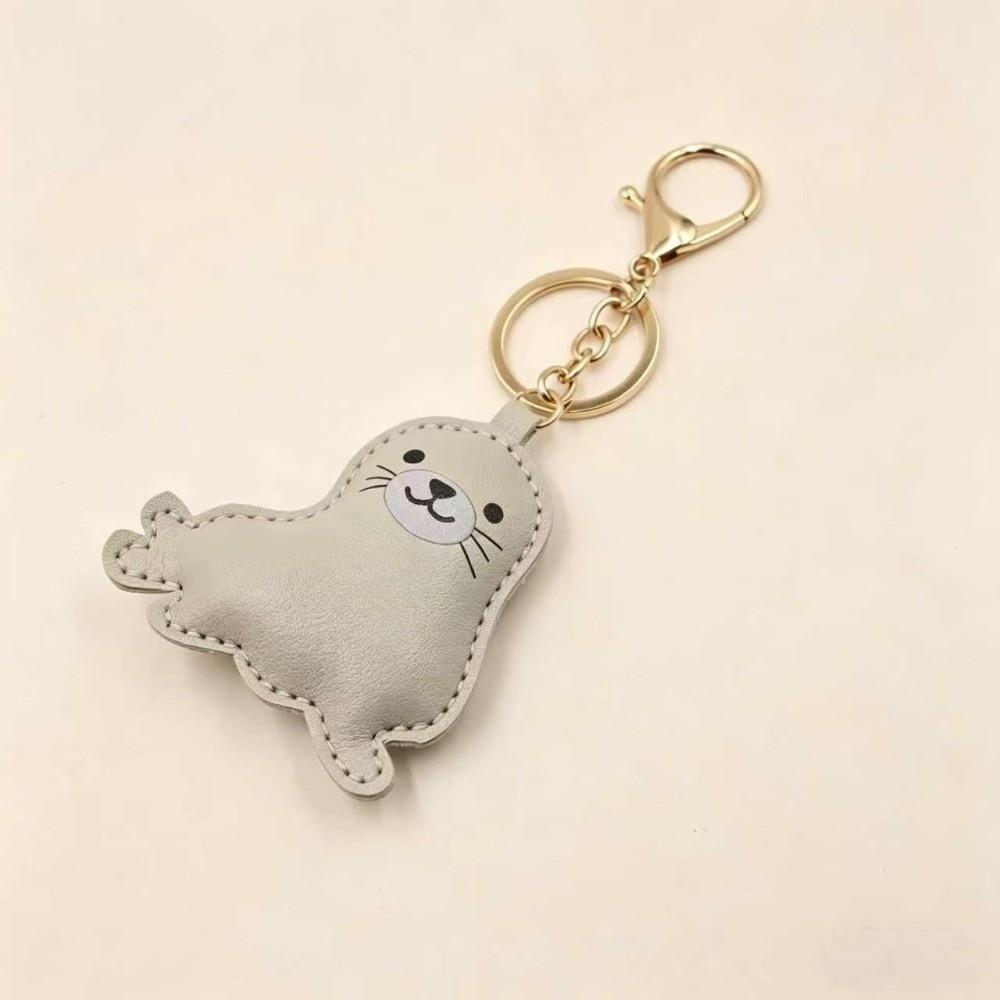 Animal Sea Lion Keychain Decorators Bag Hanging Key Ring Sea Lion Pendant Keys Decor