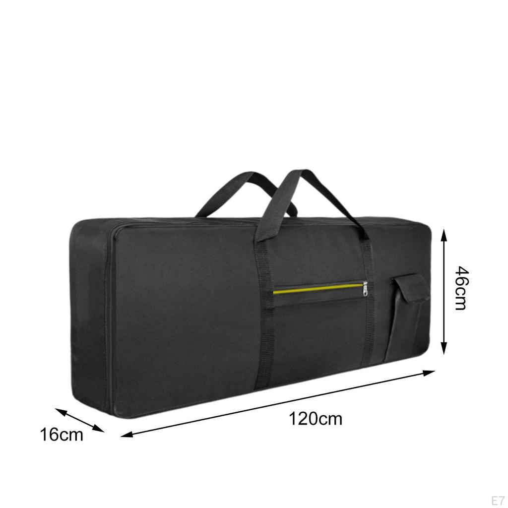 Electronic Piano Padded Durable Keyboard Carrying Case for School Church