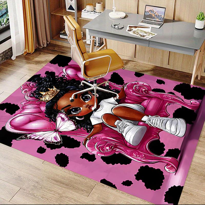 1PC cow print butterfly Extra Large Non Slip Floor carpet, Office, family, bedroom, Studio Large Area Rug Indoor Rugs