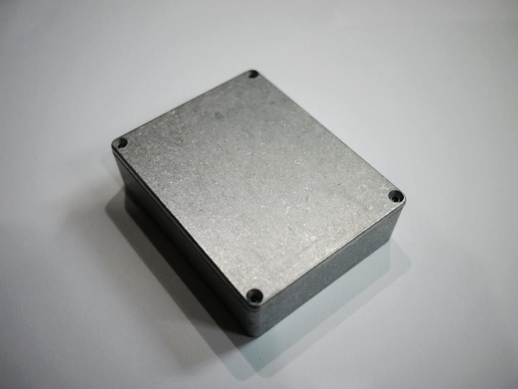 VG Supply Aluminum case for DIY effect HAMMOND 1590BB 2 die-cast pedals, type, unpainted, pieces, VGS-AEC90BB-NCx2p