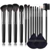 13 Pcs Makeup Brushes Set with Podwer Puff Foundation Blush Powder Eyeshadow Lip Blending Makeup Brush Beauty Tool Cosmetic