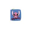 Stitch PU Leather Short Zip Wallet for Women Girls Cute Coin Purse Card Holder 6pcs