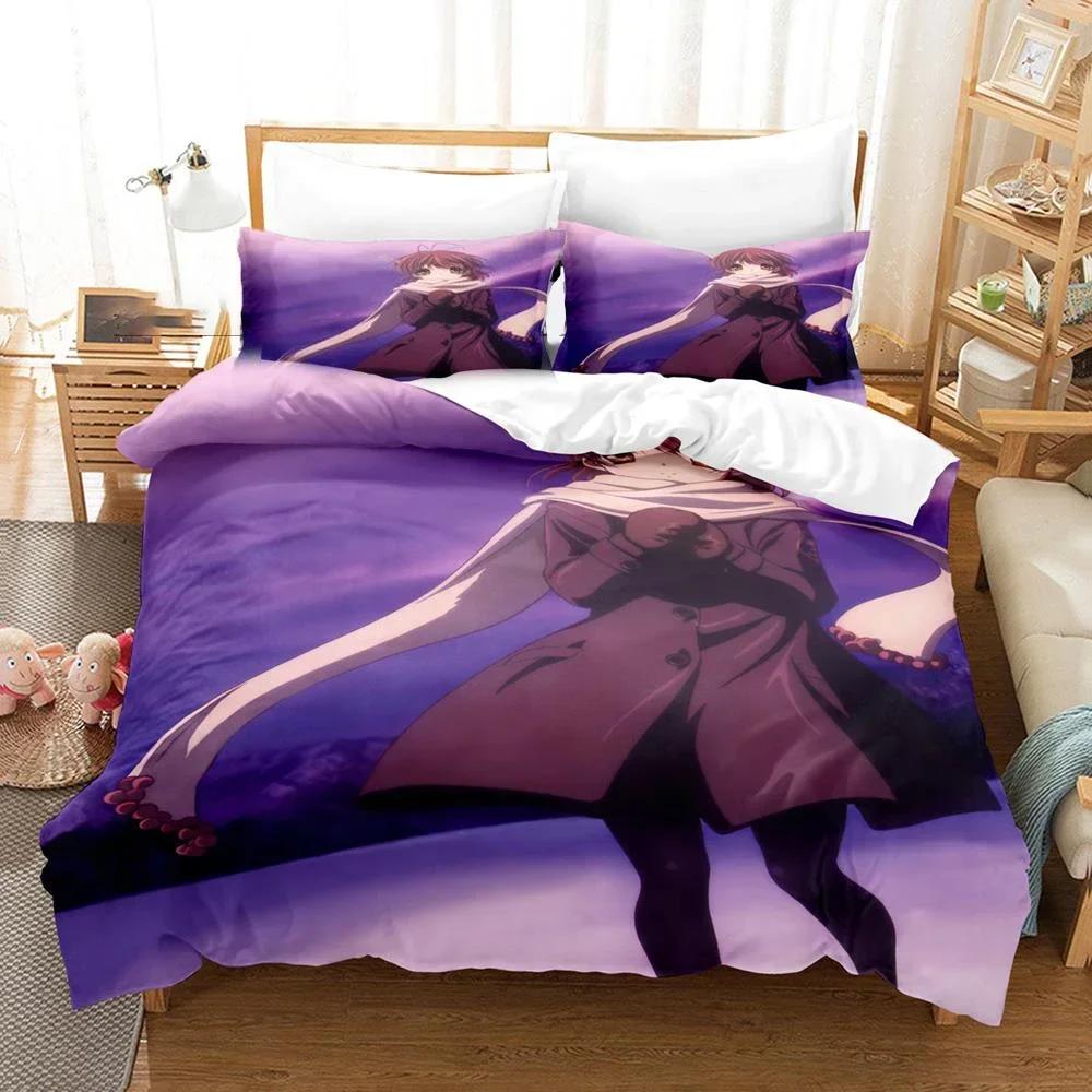 Роскошный новый 3D принт Clannad Постельное белье Аниме Нагиса Фурукава Пододеяльник Двуспальный Полуторный Полный Квинсайз Кингсайз Взрослый Детский Покрывало