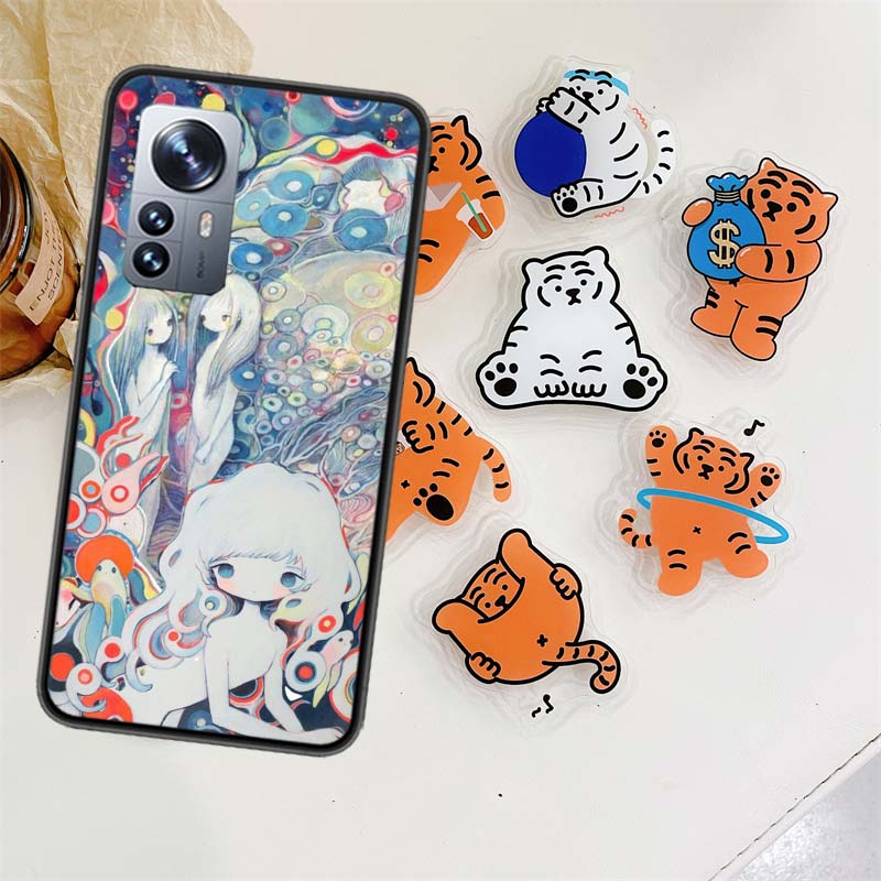 K-KikuoS Арт Милый Чехол Для Телефона Для Xiaomi Poco X7 X6 M8 M7 M6 M4 M3 X4 Pro F7 Ultra M5S Mi 14 14T 15 15T 12T 10T Pro 12S 12 11 Lit