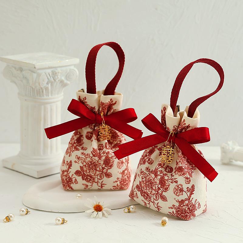 10 шт. Свадебные пакеты для конфет, Подарочные упаковочные коробки, Упаковочный мешочек, Ручной подарочный пакет, Пакет для конфет, Свадебное мероприятие, Праздничные принадлежности