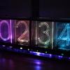 Имитация полноцветного RGB светящегося трубчатого clock LED музыкального спектра DIY наборы Декорация Подарок Ночник Освещение атмосферы