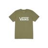 Vans Классический логотип с круглым вырезом и коротким рукавом, повседневная футболка унисекс, топы, зеленый цвет VN0A4MM6TD8
