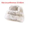 Polyester Fiber Knit Beanie Thick Knit Winter Hat Soft Texture Bucket Hat  Cold Weather