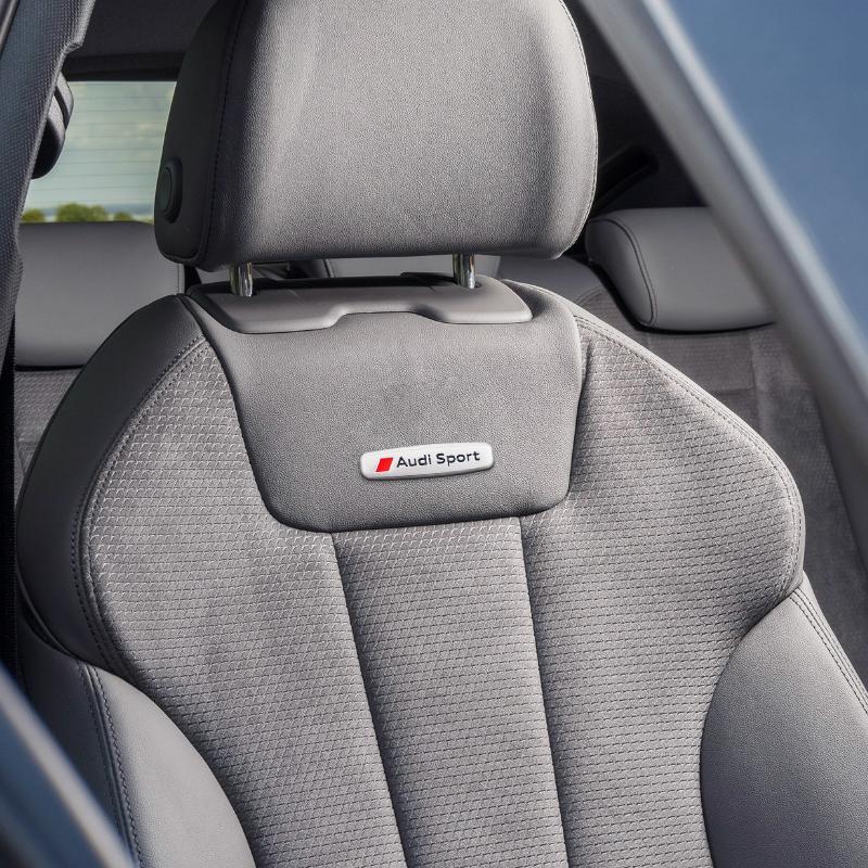 For Audi RS3 1pcs Metal Emblem Seat Stickers Auto anti-kick pad floor mat Badge For Audi Sport R8 S1 S3 S4 S5 S6 S7 S8 SQ2 SQ5 SQ7 SQ8 TTS