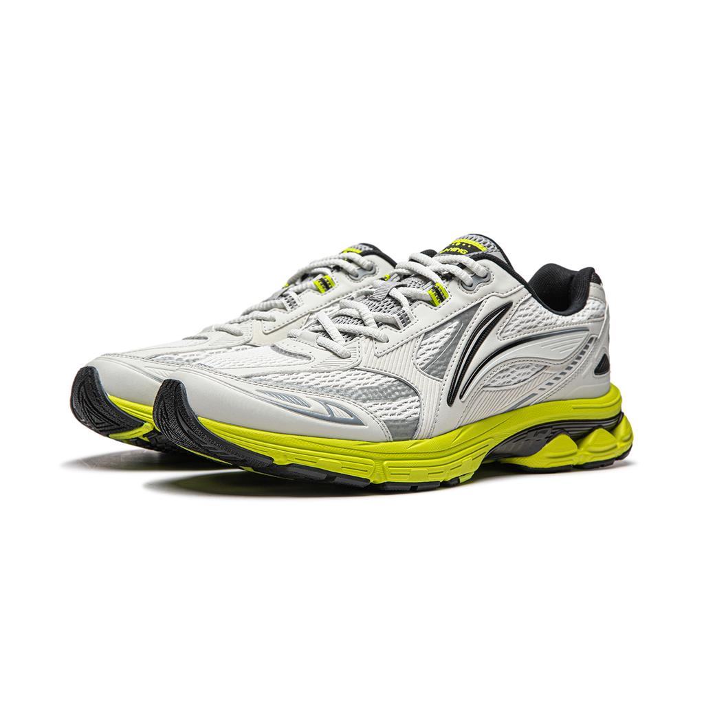 Li Ning Fuyiao 2.0 Classic Retro Double Cushioning Stable Support Shock Absorption Non-Slip Wear-Resistant Lightweight Low-Top Running Shoes ARXU001-1