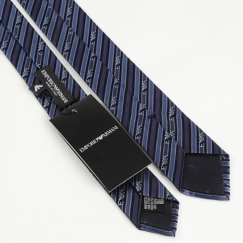 EMPORIO ARMANI Узкий галстук EA60 Дымчато-голубой (EA60-22 8P617-00532) [Использовал]