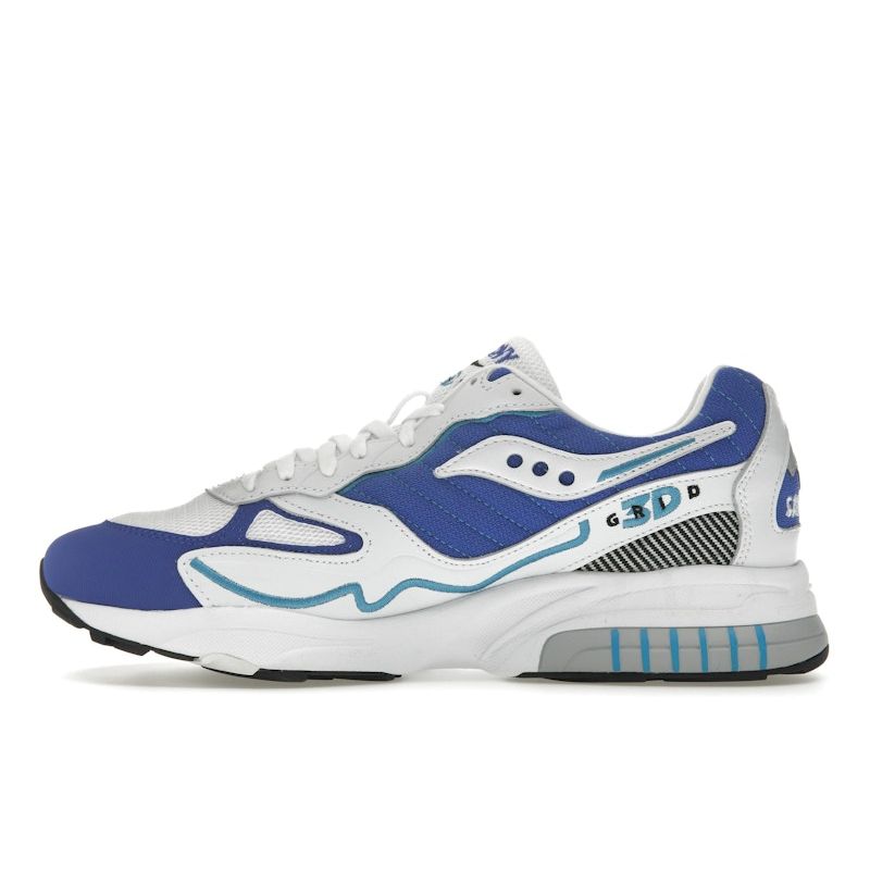 SAUCONY Кроссовки для образа жизни Shadow Original Унисекс Бело-синие Низкие S70646-2