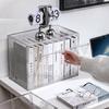 Practical Clear Space-saving Visible Desktop Storage Boxes for Purse Clutch Handbag Book Storage Box