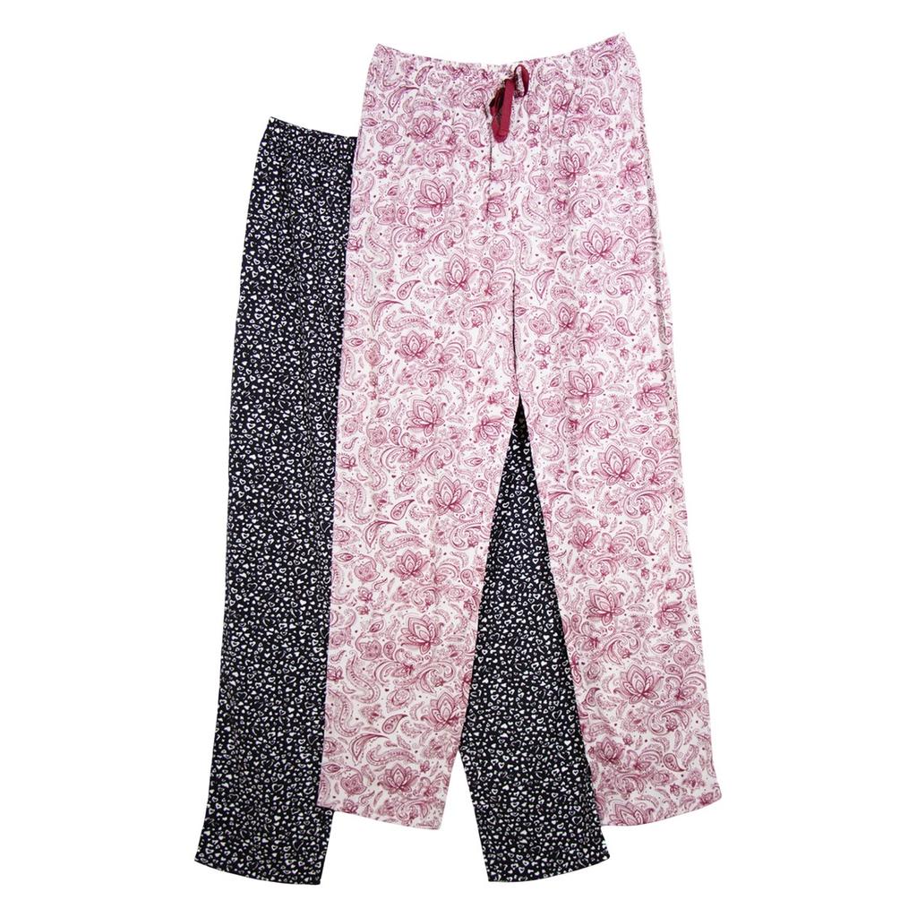 Keanu Womens/Ladies Viscose Pyjama Bottoms (Pack of 2)