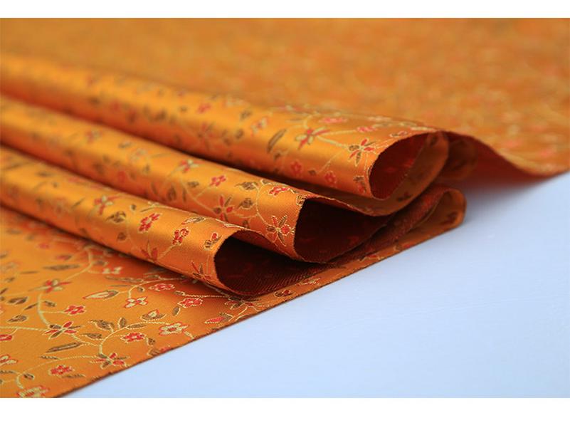 Парча Ткань из рисовых цветов Ханфу Нейлон для Свадебного Чехла Си Па и Ципао DIY