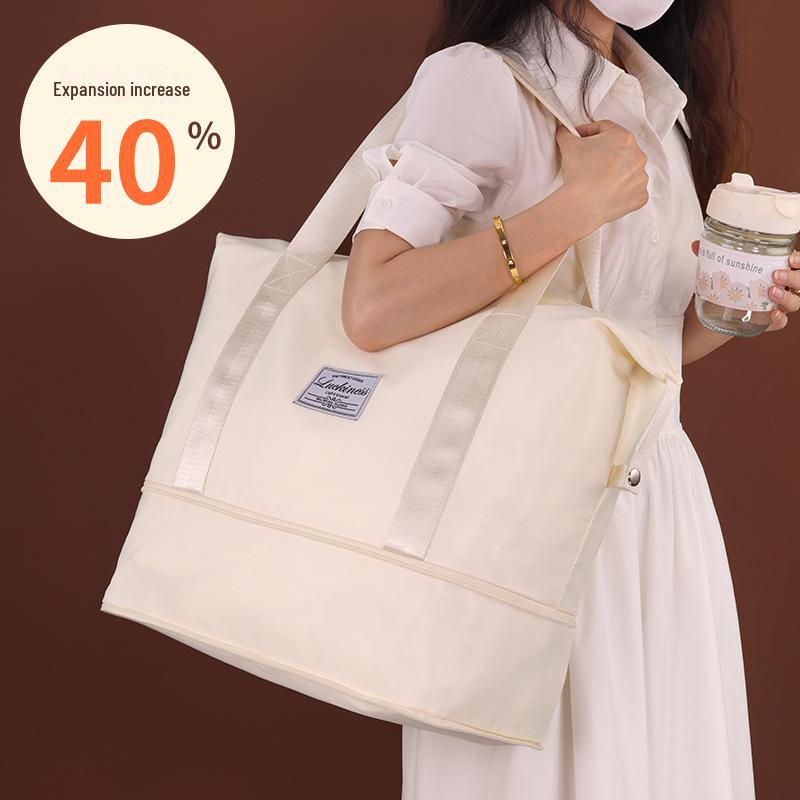 Вместительная дорожная сумка из ткани Оксфорд с разделением сухого/мокрого для спорта и фитнеса