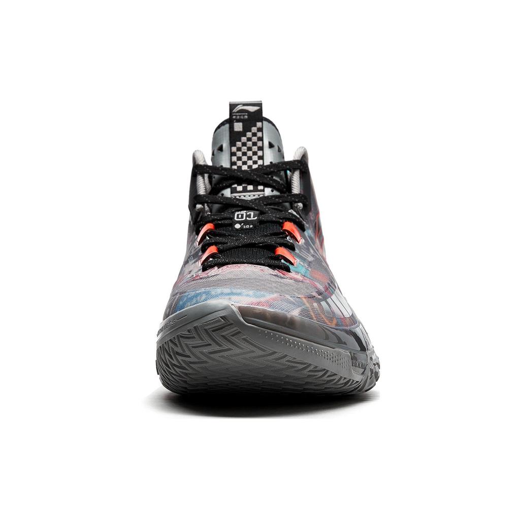 Баскетбольные кроссовки Li Ning Jie Ao Мужские Средняя высота Серый/Черный ABFT035-3