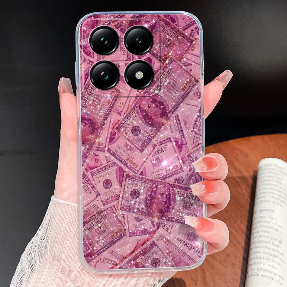 For Xiaomi 15T 14T Pro Phone Case Lovely Fish Patterns Soft TPU Clear Silicone Bumper For Xiaomi 15TPro 14 T Lightweight Funda