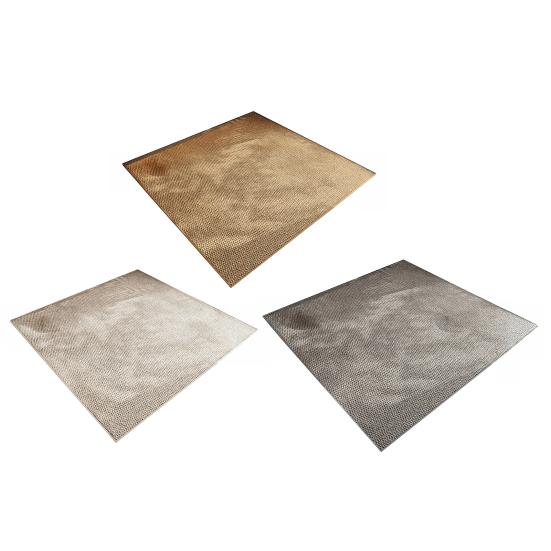 jijijing Solid Color Area Rug, Rustic Living Room Minimalist Floor Mat with Anti-Slip Backing, Indoor Carpet for Bedroom Tea