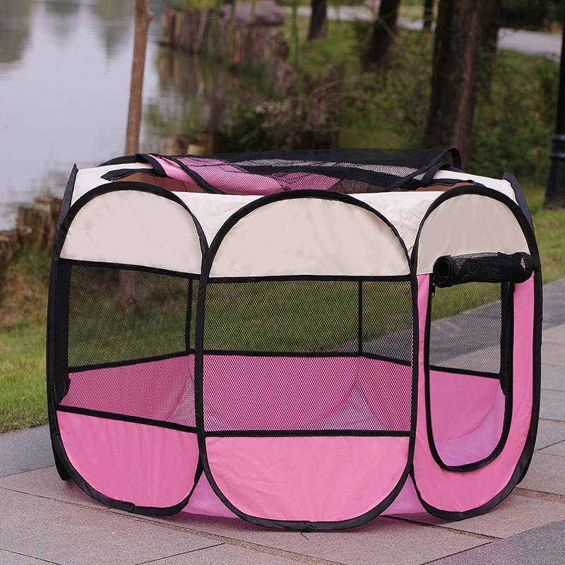 Pet Playman Dog Складная палатка для собак Водонепроницаемая съемная ручка-конура абажур для собак кошек щенков уличная палатка