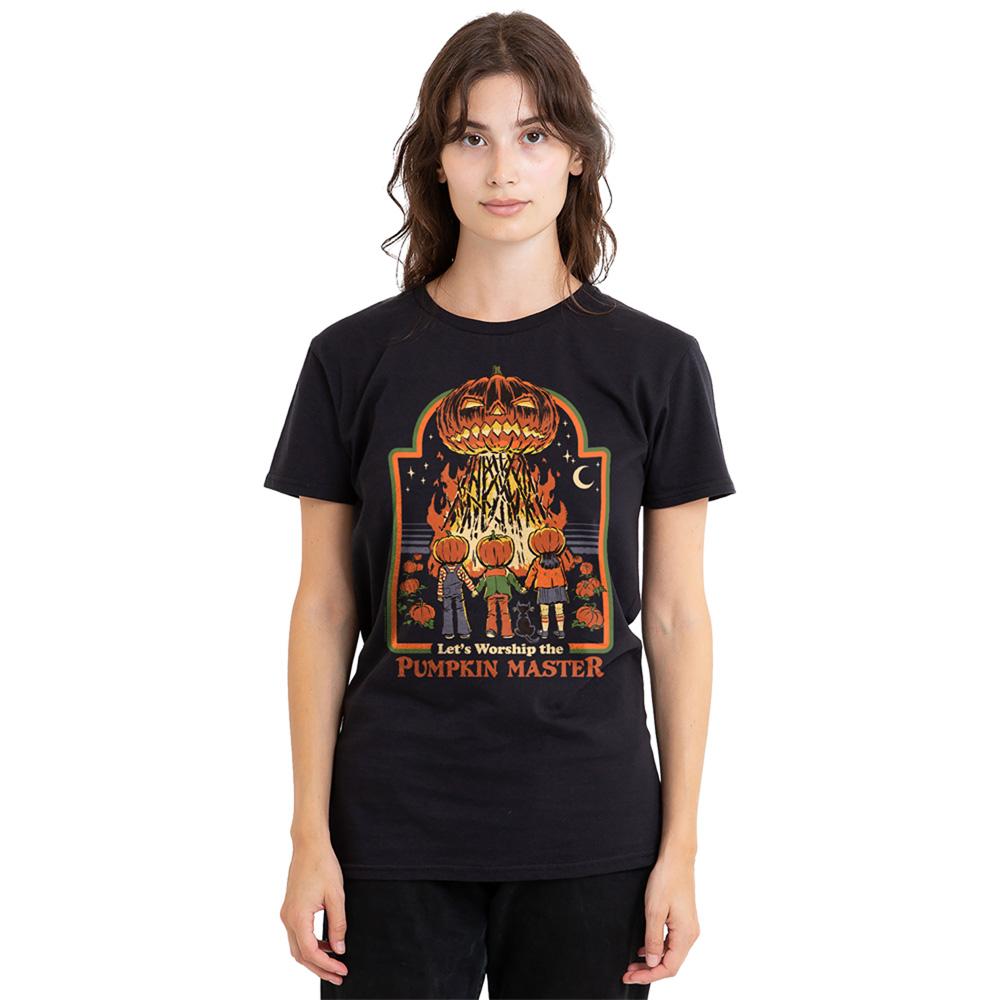 Steven Rhodes Womens/Ladies Pumpkin Master T-Shirt