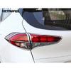 Накладка на задний фонарь для Hyundai Tucson 2015-2017 2018 Хромированная рамка заднего фонаря Защитная накладка на задний фонарь Аксессуары Стайлинг автомобиля