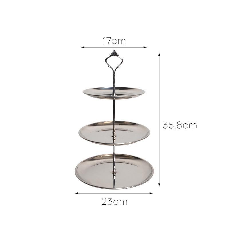 1 шт., 2/3 слоя, съемная подставка для торта, держатель для дисплея из нержавеющей стали, поднос для фруктов, закусок, конфет