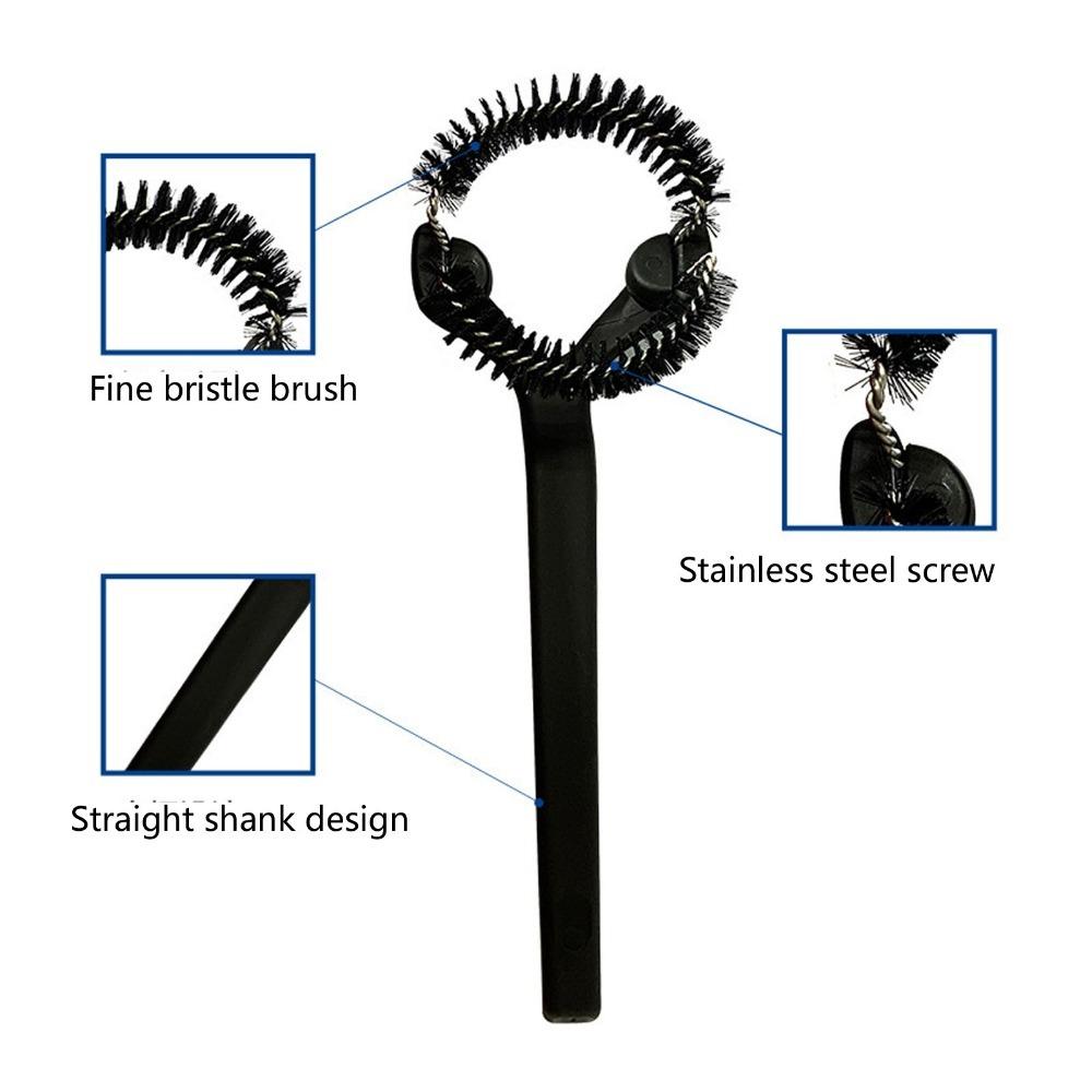 Round Brush Grouphead Cleaning Brush Detachable Grouphead Brush Coffee Machine Maintenance