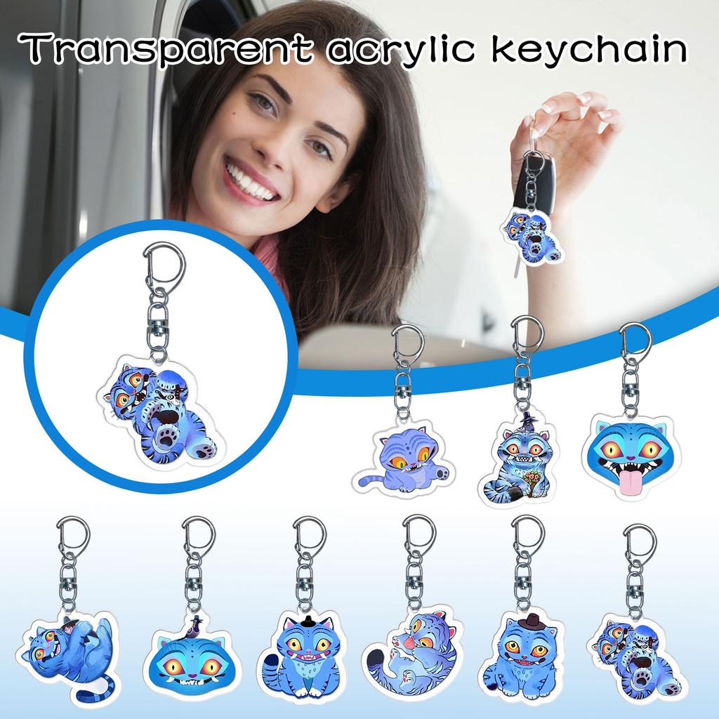 Мультяшный Аниме Фильм Прозрачный Акриловый Брелок Подвеска, Изысканный Подарок Подвесные Аксессуары Для Рюкзаков