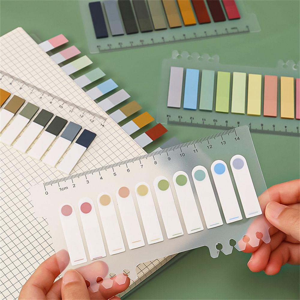 School Supplies Markers Paper Index Stickers Colorful Sticky Notes Flags Tabs Label Note Memo Pad