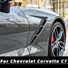 Для Chevrolet Corvette C7 2014 2015 2016 2017 2018 автомобильные аксессуары ABS переднее колесо крыло шунтовая накладка на выходе воздуха 2 шт.