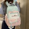 Школьная сумка Корейский ins новый контрастный цветной рюкзак студенческий стиль для средней школы студент старших классов рюкзак большой емкости женский дофаминовый рюкзак