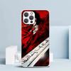 A-Alucard Hellsing Аниме Мягкий Чехол для iPhone 16 17 Air 15 14 Pro Max 16E Чехол для Телефона 13 Mini 12 11 7 SE 8 Рисунок с Принтом Подходит Cas