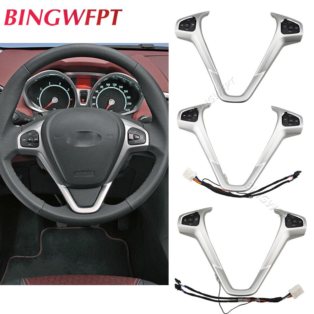 Многофункциональные кнопки руля Ford Escort & Fiesta EcoSport: Кнопки круиз-контроля и громкости