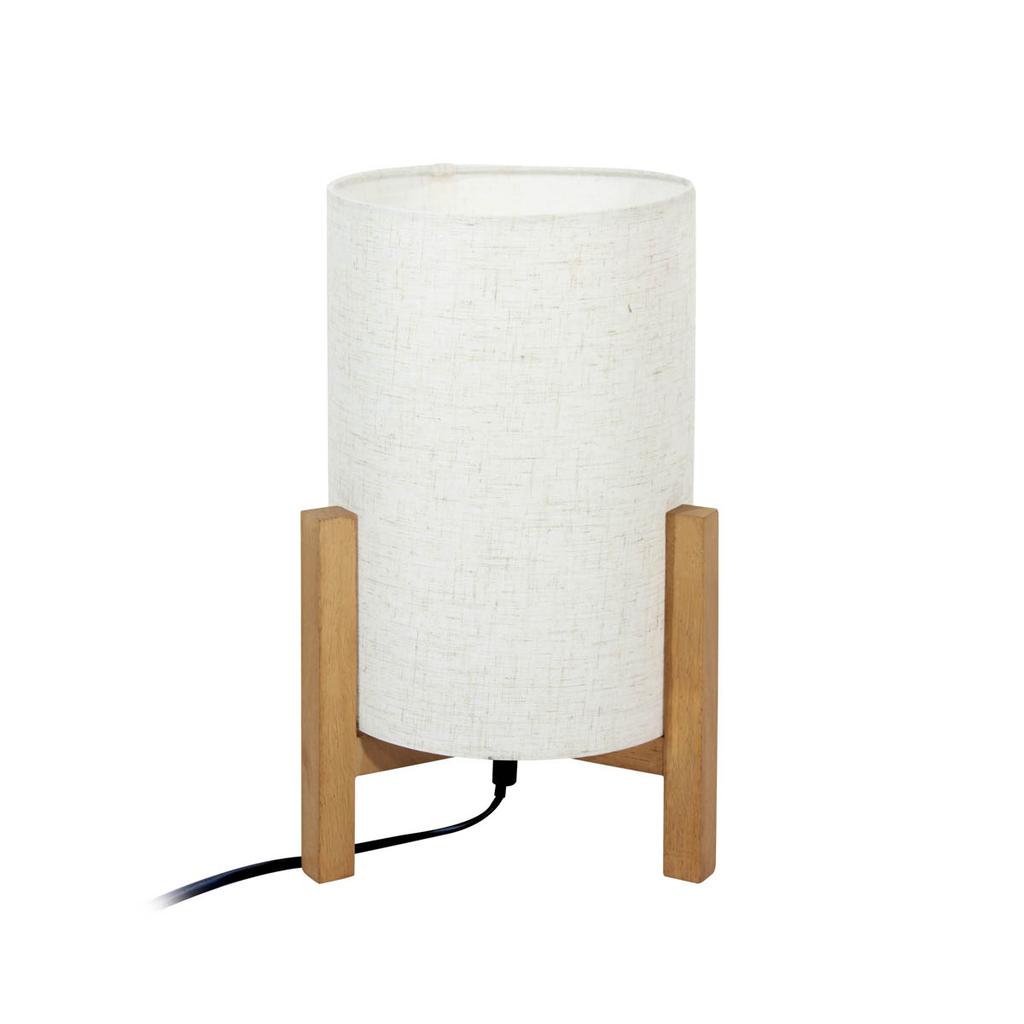 Lampa Stołowa Ones 1 E27 Biały Wood Italux Tb-85930-M-Wh-Wo