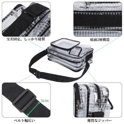 NOTAG Shoulder Bag, Engineer Bag, Shoulder Bag, Anti-Static, Clean Bag, Transparent, Waterproof, Large, Tool Bag, Clean Room, See-Through, Work, Const