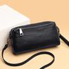 Leather Women'S Bag Small Bag Fashion Casual Shoulder Messenger Bag First Layer Cowhide Clutch Bag