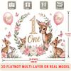 Birthday Party Backdrop Polyester Banner Photo Booth Decoration 25