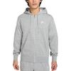 Club Zip-Up French Long Sleeve Hoodie Men Hoodies Gray FN3885063