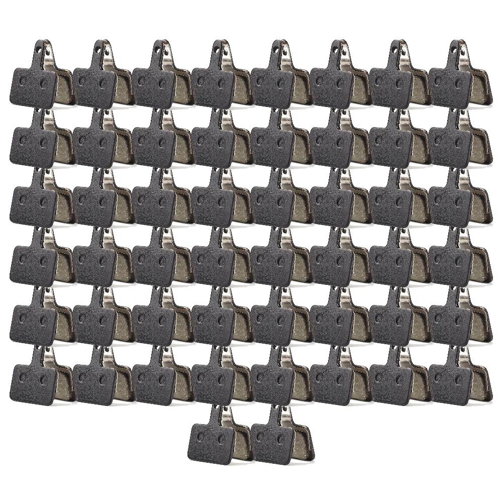 1-50 комплект металлических дисковых тормозных колодок для горного велосипеда MTB для SHIMANO M375 M445 M446 детали велосипеда велосипедные колодки дисковых тормозов из органической смолы