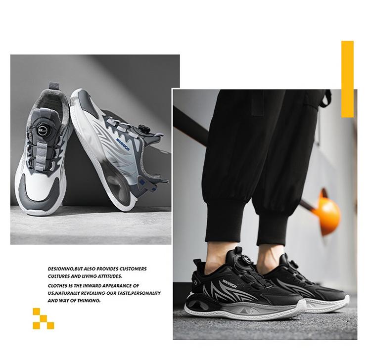 Мужские зимние кроссовки Warrior с водонепроницаемым нескользящим покрытием и подкладкой из бархата и хлопка