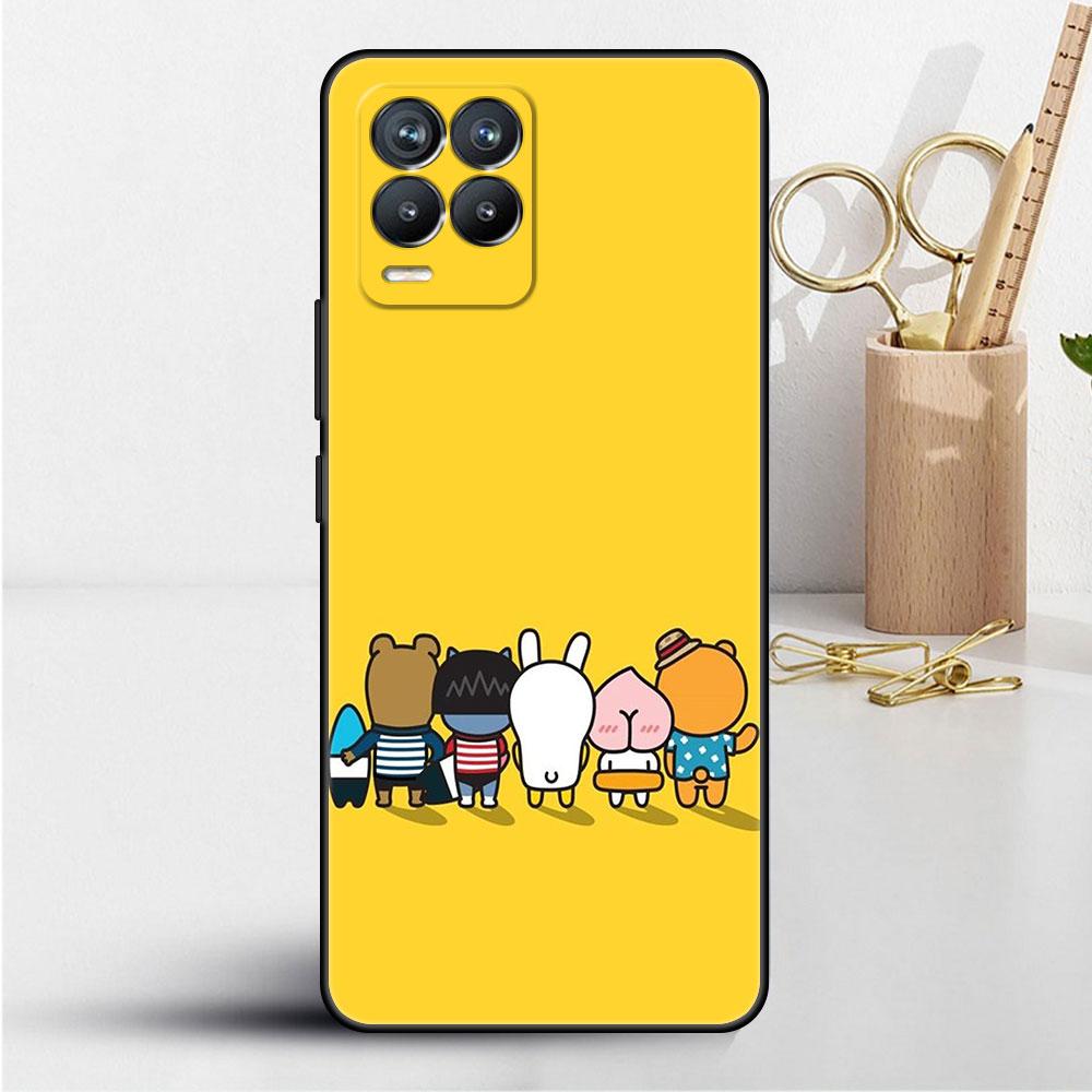 Чехол Kakao Friends для Realme 8 C21y GT Neo 2 3 8i C21 7 C11 6 C12 C35 C3 GT 9 Pro C12 Master Funda Чехол для телефона
