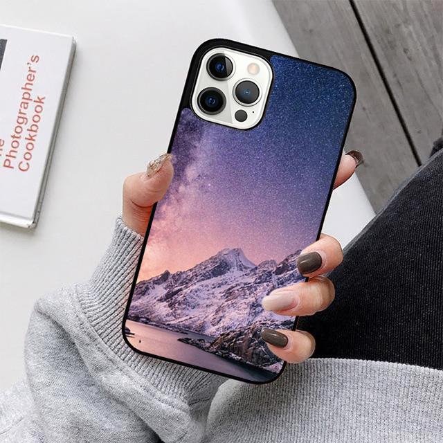 Чехол для телефона 'Звездное Космическое Лунное Ночное Небо' Для iPhone 17 Air 16 15 14 13 12 11 Pro Max Plus Max Защитный Корпус