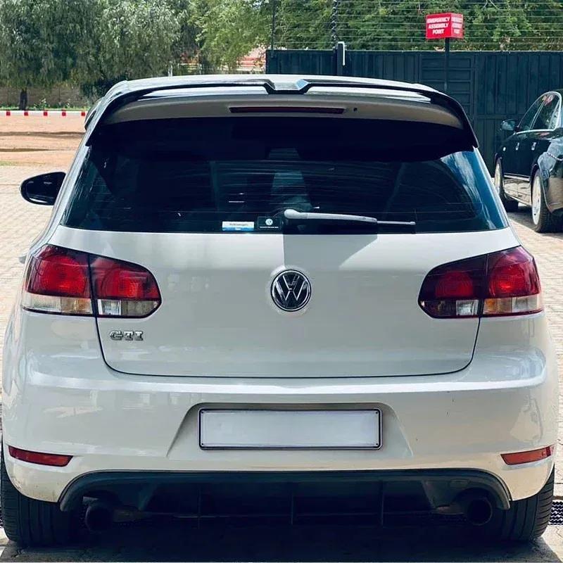 Для VW Golf Mk6 GTI R R20 TSI TDI 2009-2013 Стиль Oettinger Задний спойлер на багажник Спойлер на крышу Разделитель Спойлер-крыло Комплекты обвеса Тюнинг автомобиля