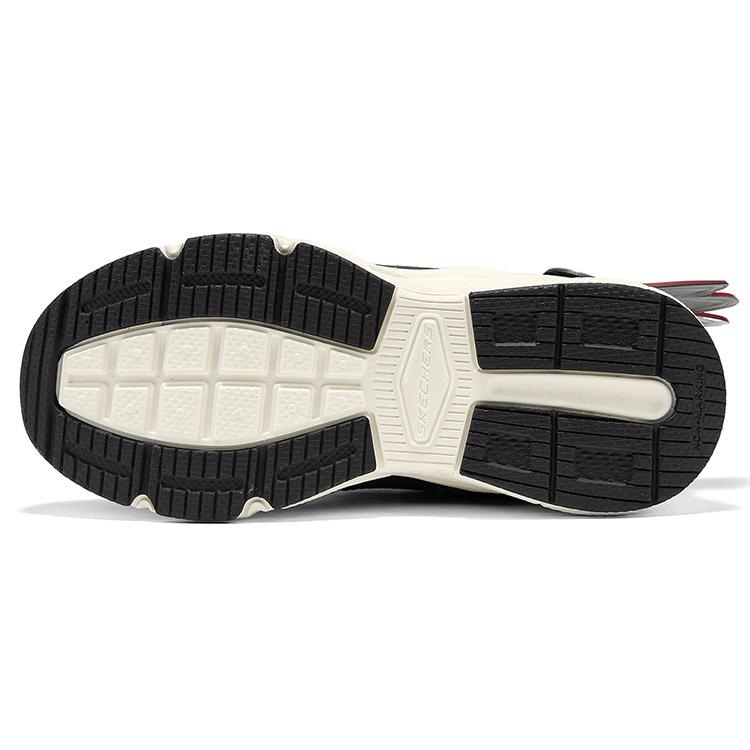 Skechers Серия Cny Новогодние Слипоны Удобные Универсальные Модные Цветные Блоки Легкие Амортизирующие Низкие Детские Кроссовки для Бега 407120L-BKRD