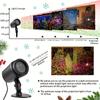 2 шт. Рождественские проекторные огни Рождественский светодиодный проектор RGB Motion Рождественские садовые проекционные огни Водонепроницаемый Рождественский прожектор для улицы
