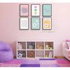 6pcs Colorful Girls Rules Canvas Wall Art Cute Colorful pirational Posters Print Paintings Teen Girls Room Pictures Wall Decor for College Apartment