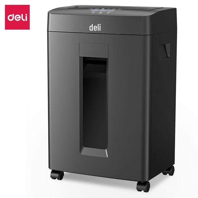 Deli High Security Cross-Cut Paper Shredder CN plug (adapter included)