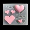 Creative Lovely Heart Shape Baking Tools Silicone Mold Epoxy Resin DIY Jewelry Tools Kitchen Cake Baking Chocolate Mold Tools